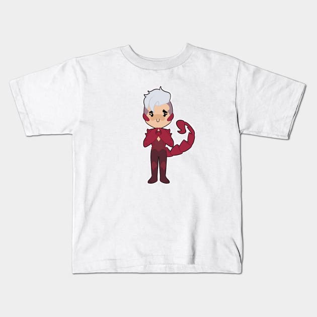 cute Scorpia Kids T-Shirt by dragonlord19